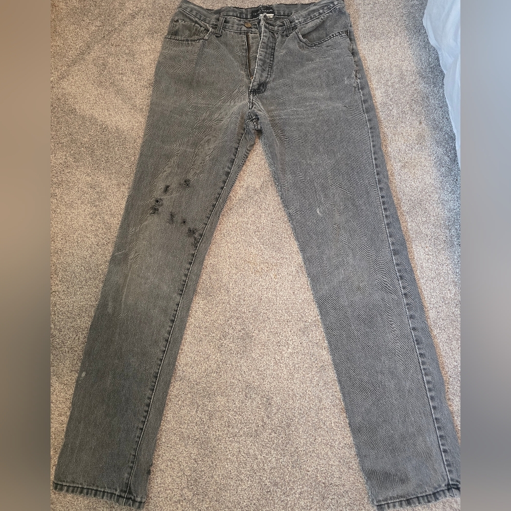 AUTHENTIC VINTAGE Distressed Guess Gray Jeans